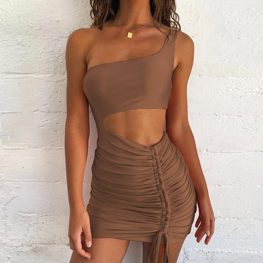 Urban Lace Up Hollow Dress
