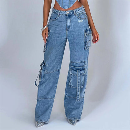 American-style Low Waist Jeans