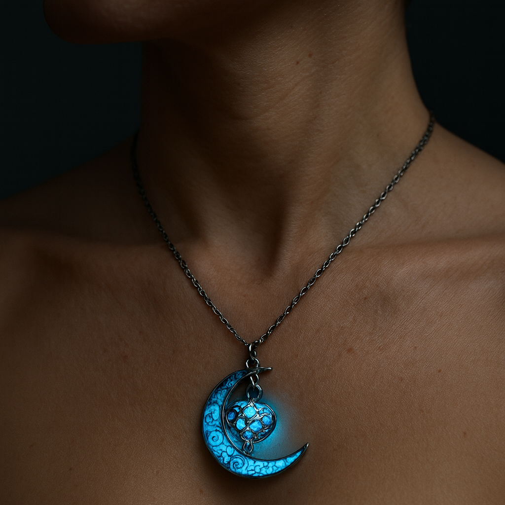 Ivy | Glowing Pendant Necklace – Luminescent Jewellery Accent