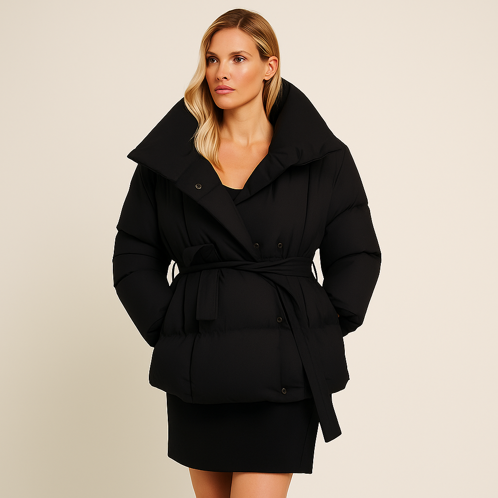 Elena | Women’s Insulated Puffer Jacket – Warm Hooded Winter Coat