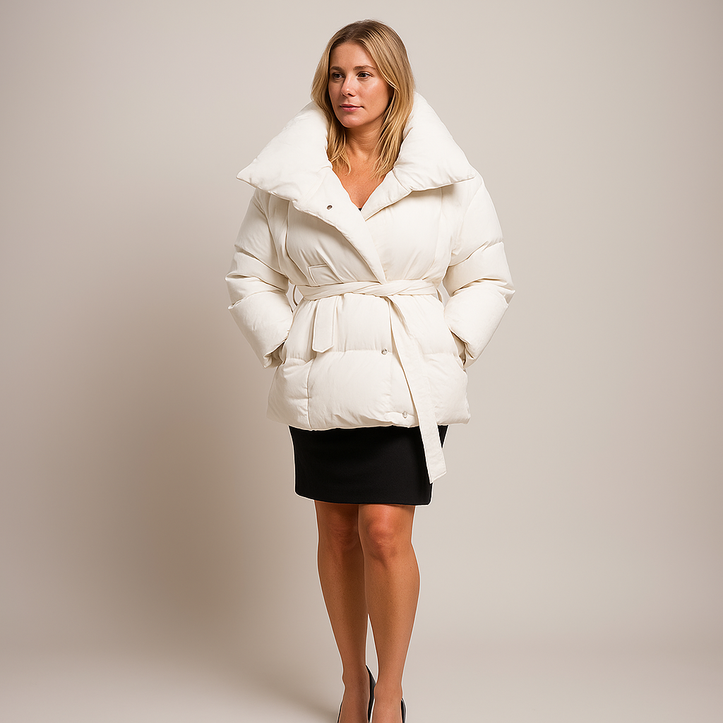 Elena | Women’s Insulated Puffer Jacket – Warm Hooded Winter Coat