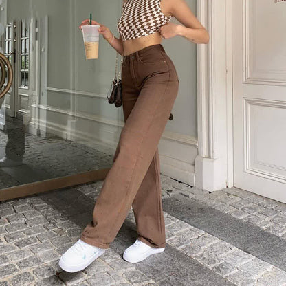 Retro American Brown Jeans